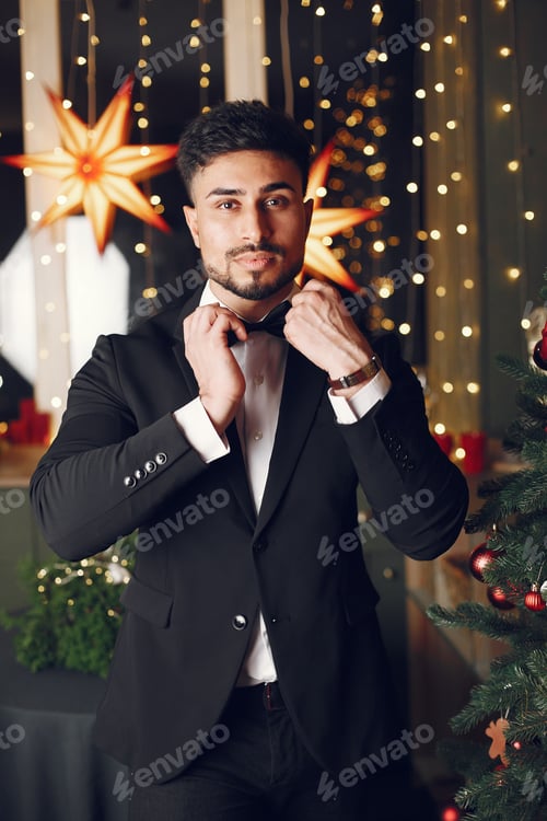 Preview: Man in a christmass decorations