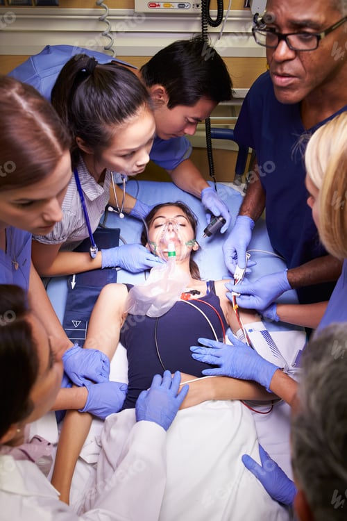Preview: Medical Team Working On Patient In Emergency Room