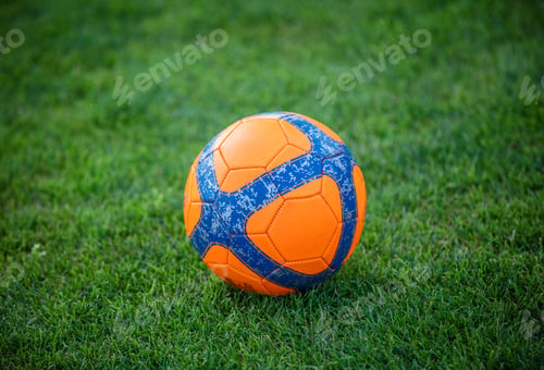 Preview: Soccer ball on green grass