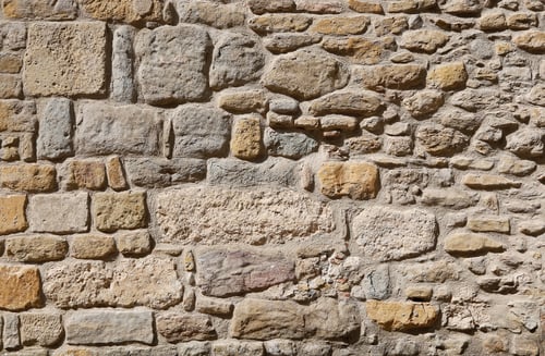 Preview: Ancient stone wall texture, Carcassonne, France