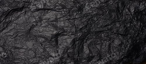 Preview: Crumpled black paper, abstract texture background