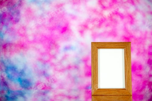 Preview: front view picture frame on light pink background portrait photo color shoot present family gift