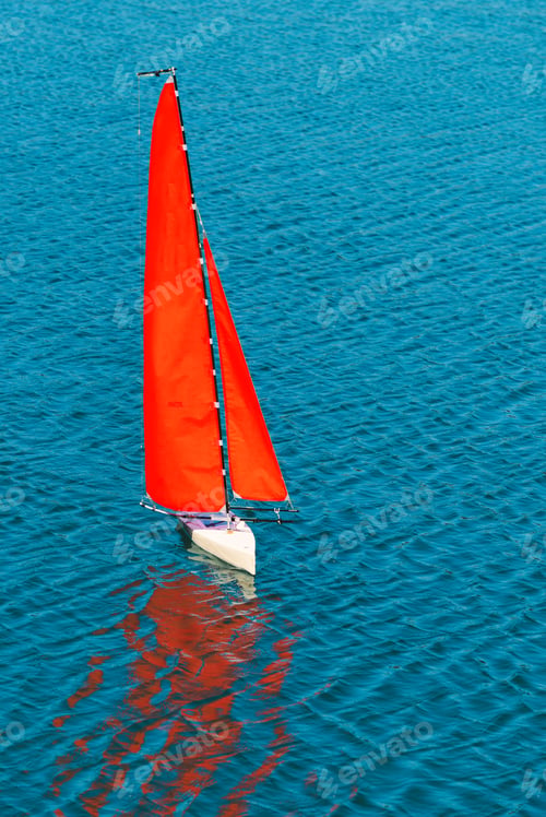 Preview: Radio remote control rc sailing yacht boat simulation model