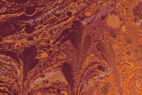 Preview: Orange mixed paint background for wallpapers