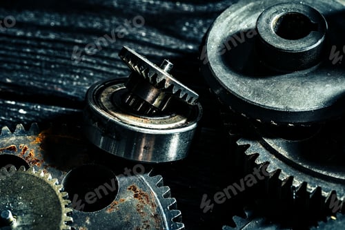 Preview: Gears from an old industrial machine