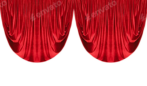 Preview: Red Satin Border