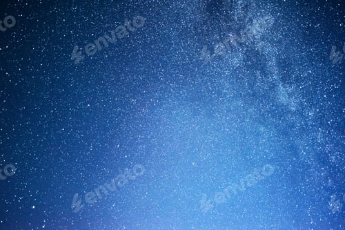 Preview: Vibrant night sky with stars and nebula and galaxy. Deep sky astrophoto