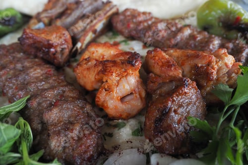 Preview: Traditional Turkish Cuisine Meatball Akhisar Kofte