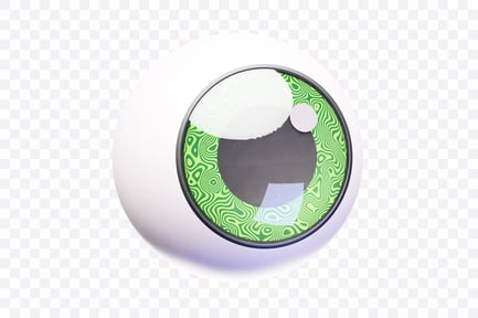 Preview: Green Eyeball Sphere