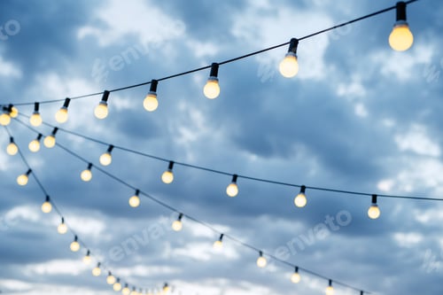 Preview: atmospheric warm light bulbs wrapped