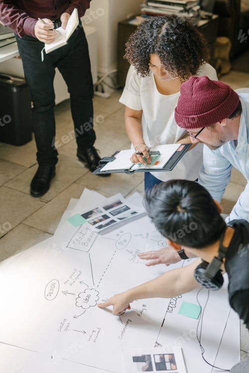 Preview: Startup team working on a project