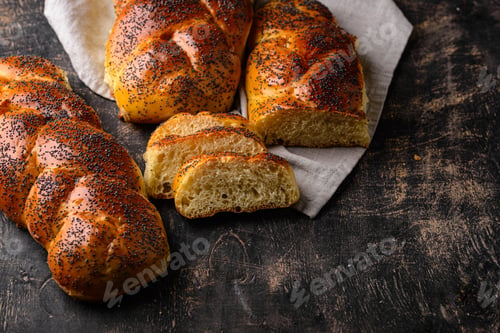 Preview: Traditional Jewish sabbath Challah bread