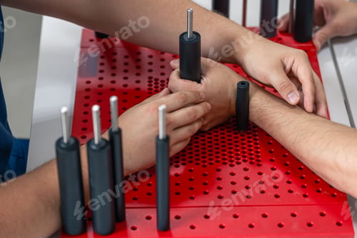 Preview: Development of movements of the radial wrist joint on a functional board for the hand.