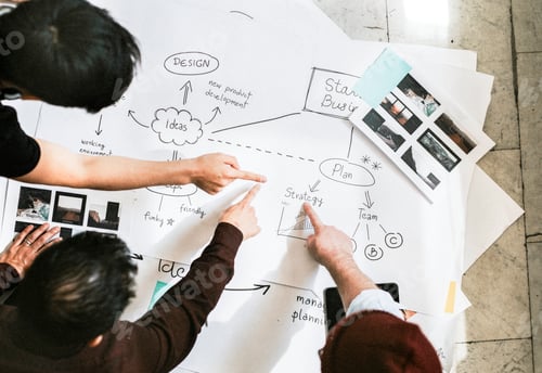 Preview: Startup team working on a project