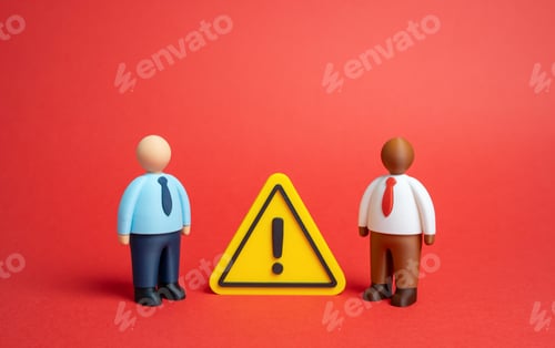 Preview: Tensions between business employees. Conflict, unresolved issues and complaints