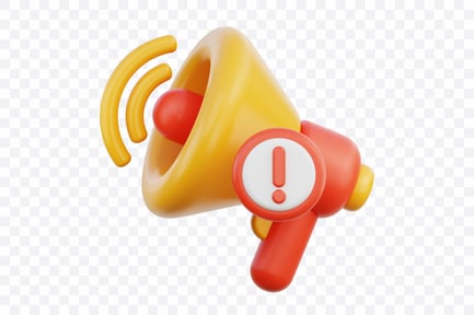 Preview: Announcement Alert Megaphone