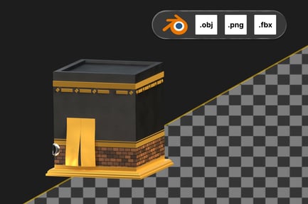 Preview: Kaaba 3D Icon