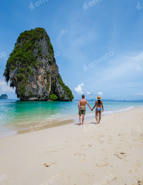 Preview: Railay Beach Krabi Thailand, the tropical beach of Railay Krabi