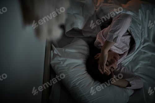 Preview: Struggling with emotions in a quiet, dim room during the night