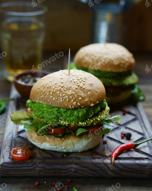 Preview: vegetarian burger