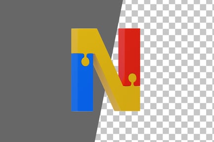 Preview: Puzzle N 3D Icon