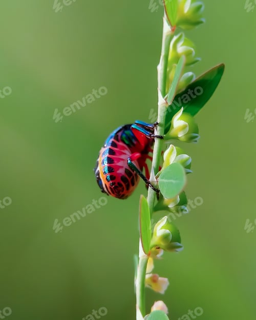 Preview: Jewel bug, Nature background photo