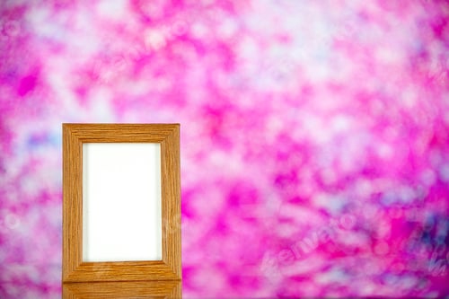 Preview: front view picture frame on light pink background portrait photo color shoot present family gift