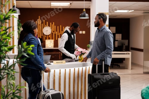 Preview: Couple arriving at honeymoon resort