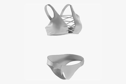 Preview: Criss-Cross Lingerie Set