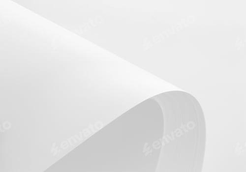 Preview: A4 blank paper stack with soft shadows isolated on white background