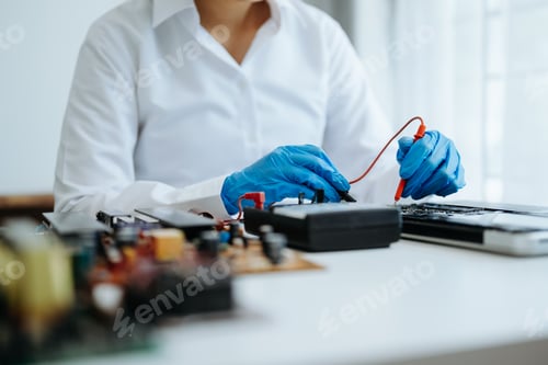 Preview: Electronics technician, electronic engineering electronic repair, electronics measuring