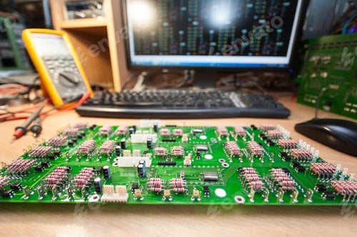 Preview: Chipset on table with computer