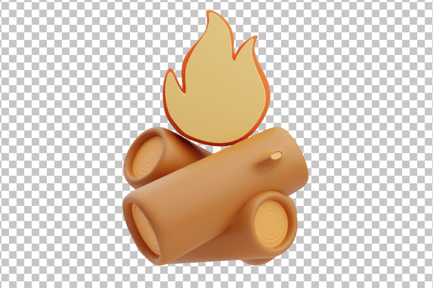 Preview: Firewood 3D Icon