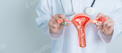 Preview: Doctor Demonstrates Uterus Model in Medical Practice