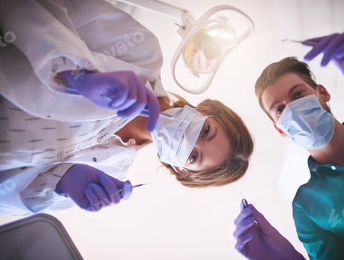 Preview: Dental Professionals Ready to Work on Patient