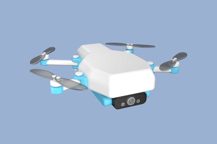 Preview: Drone 3D Illustration