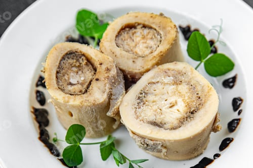 Preview: beef bones bone marrow food fresh healthy eating cooking appetizer meal food snack on the table