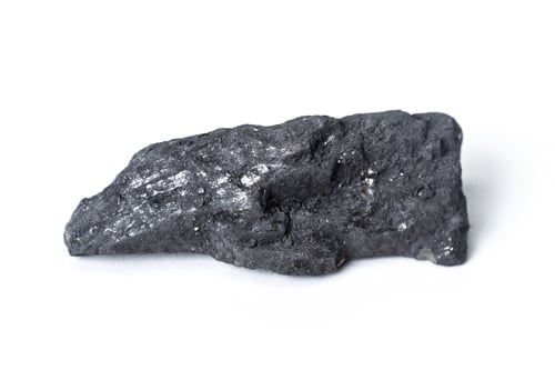 Preview: Natural wood charcoal Isolated on white