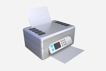 Preview: Compact Printer 3D Illustration