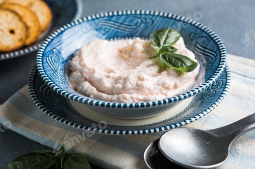 Preview: Taramosalata Greek spread Paste (pate) made of ground fish