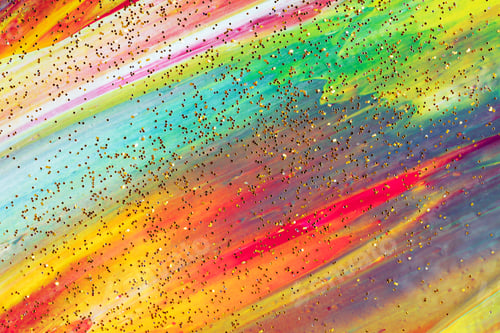 Preview: Glittering abstract painted background.