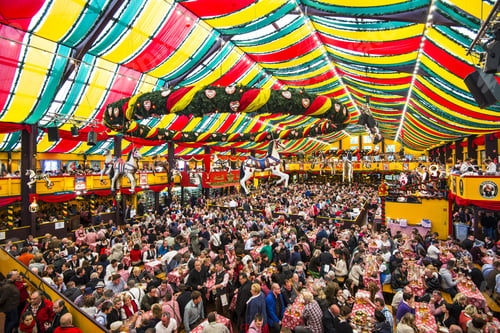 Preview: Munich - September 30: The Hippodrom Beer Tent On The Theresienwiese Oktoberfest Fair Grounds