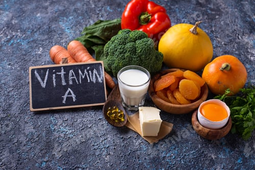 Preview: Healthy products rich in vitamin A