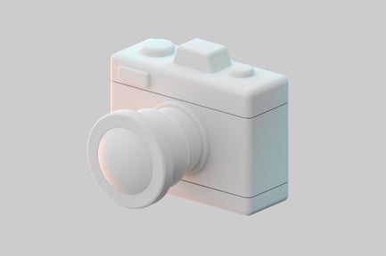Preview: Minimalist camera clay render