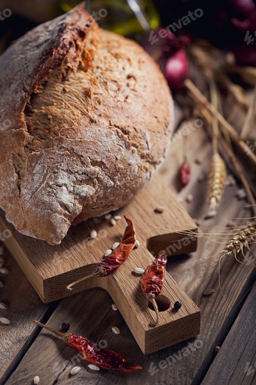 Preview: Fresh multigrain crusty bread