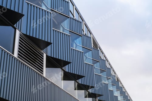 Preview: Exterior of modern apartment building