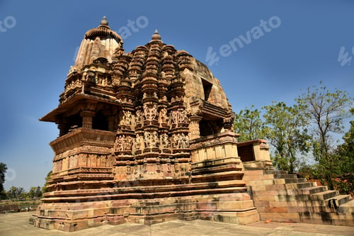 Preview: Khajuraho Temple, It is a UNESCO world Heritage site, Khajuraho, Madhya Pradesh, India.