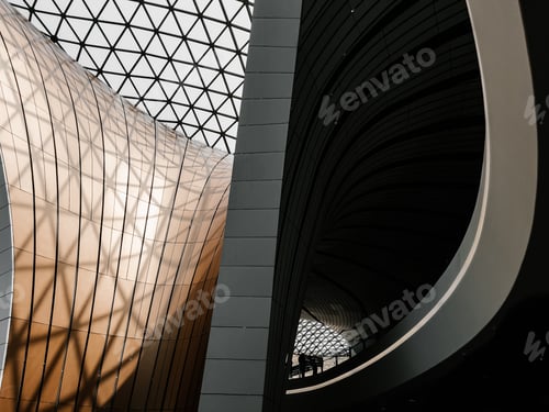 Preview: Modern architectural structure with contemporary design