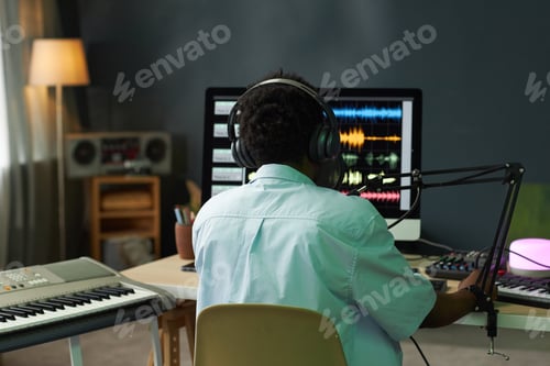 Preview: Producer Recording Music In Studio
