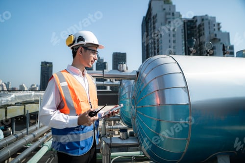 Preview: Engineers inspect the completed air conditioning and water systems to continue verifying